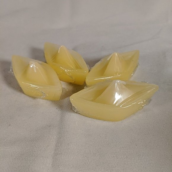 Purple Gold Floral Floating Candles Flowers Roses Tealights 4 sets 17 Candles - Picture 9 of 10